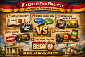 Kickstart Your Fluency: 5 Essential Tips for Learning German